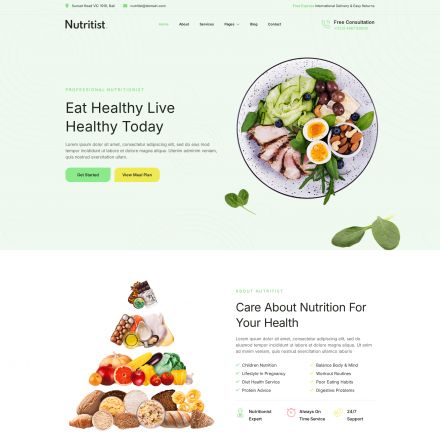 ThemeForest Nutritist
