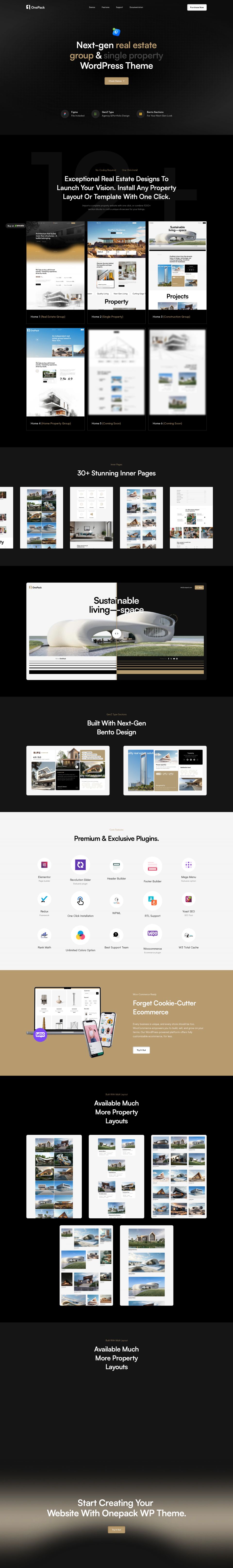 WordPress template ThemeForest OnePack