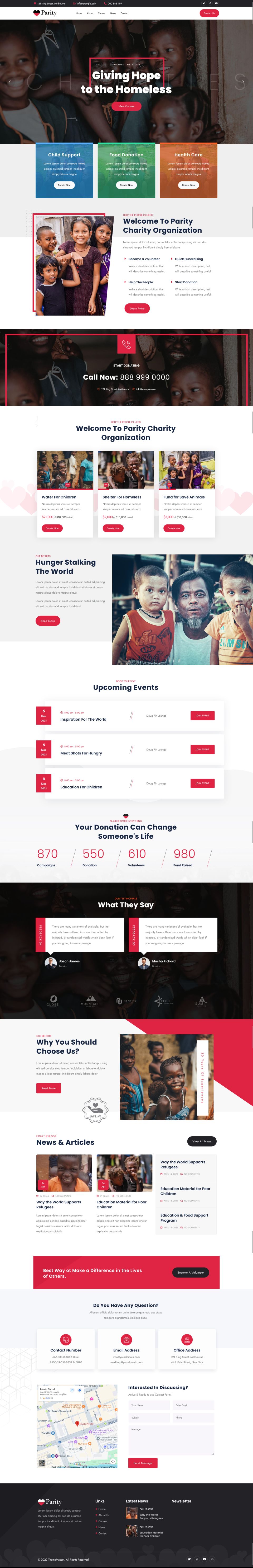 Template ThemeForest Parity WordPress template ThemeForest Parity