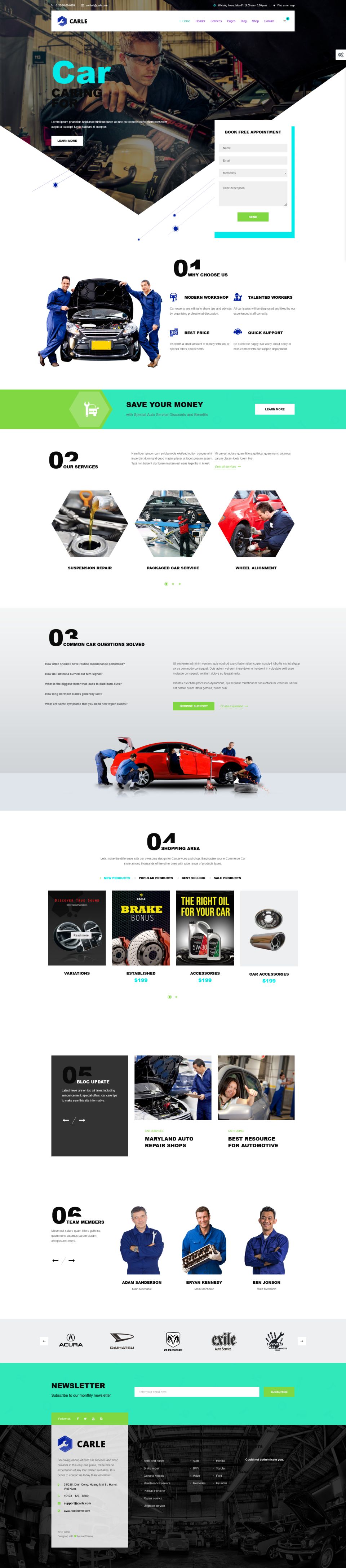 WordPress template ThemeForest Pearle