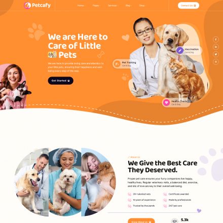 ThemeForest Petcafy
