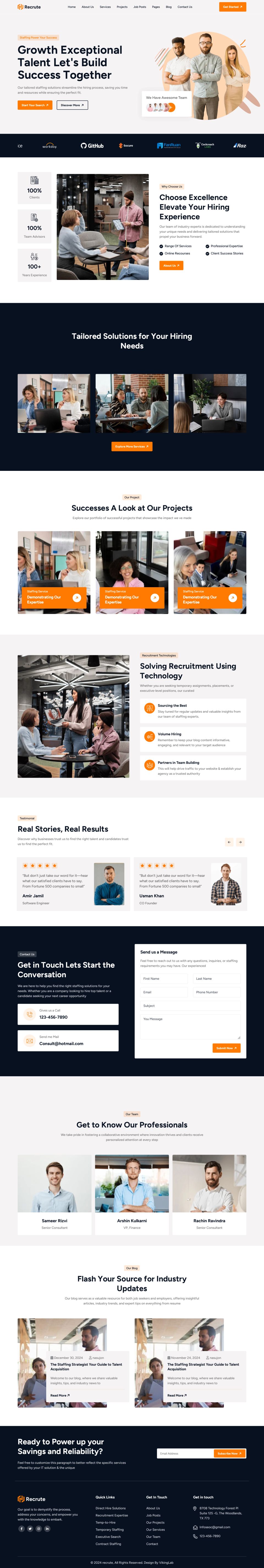 WordPress template ThemeForest Recrute