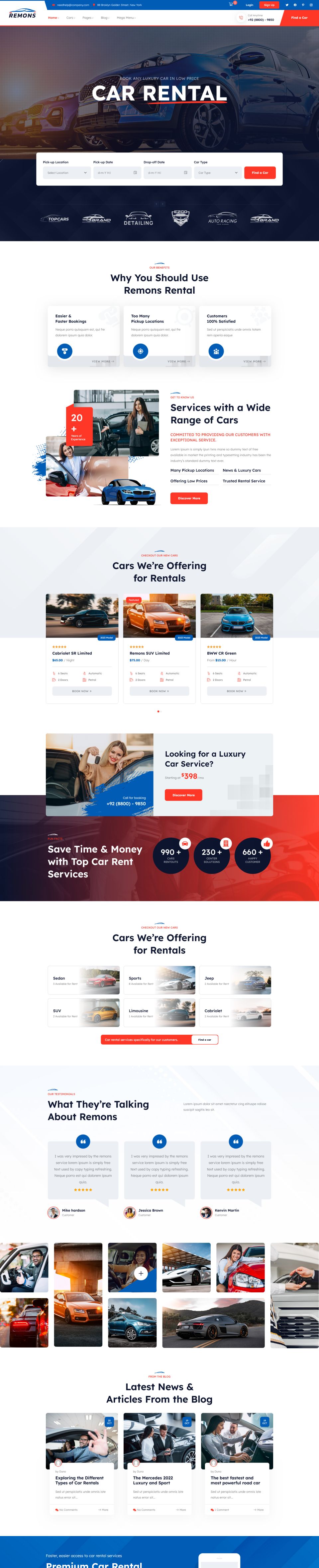 Template ThemeForest Remons WordPress template ThemeForest Remons