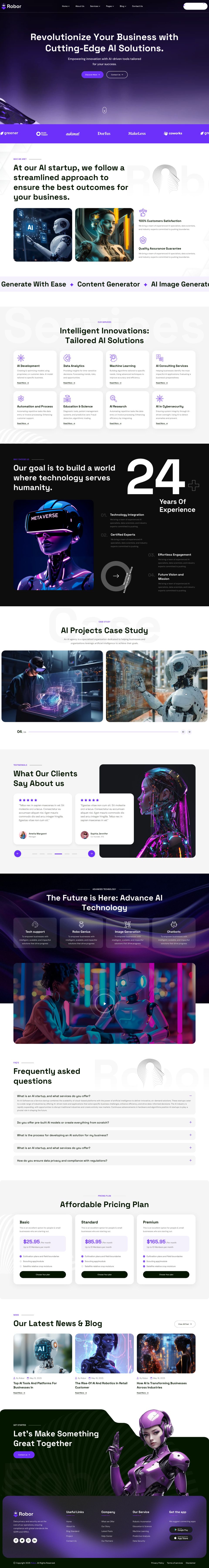 WordPress template ThemeForest Robor