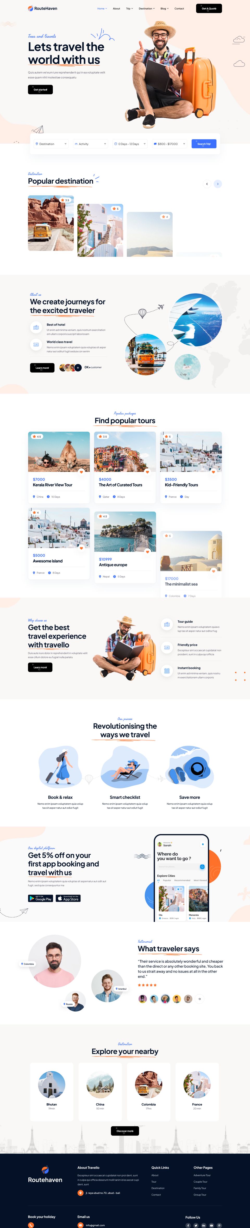 Template ThemeForest RouteHaven WordPress template ThemeForest RouteHaven
