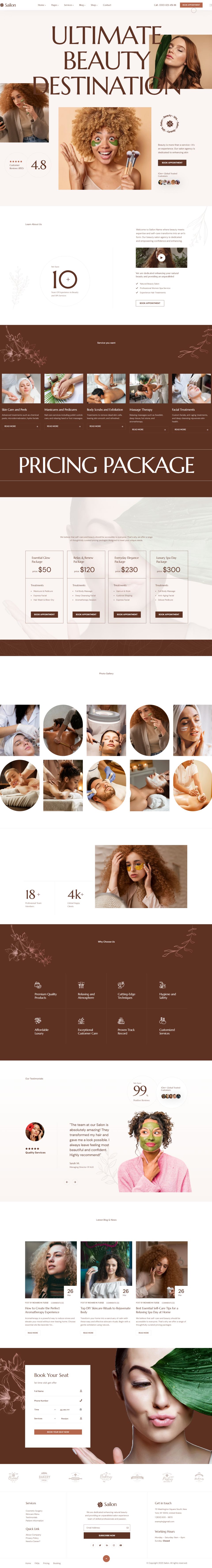 WordPress template ThemeForest Sailon