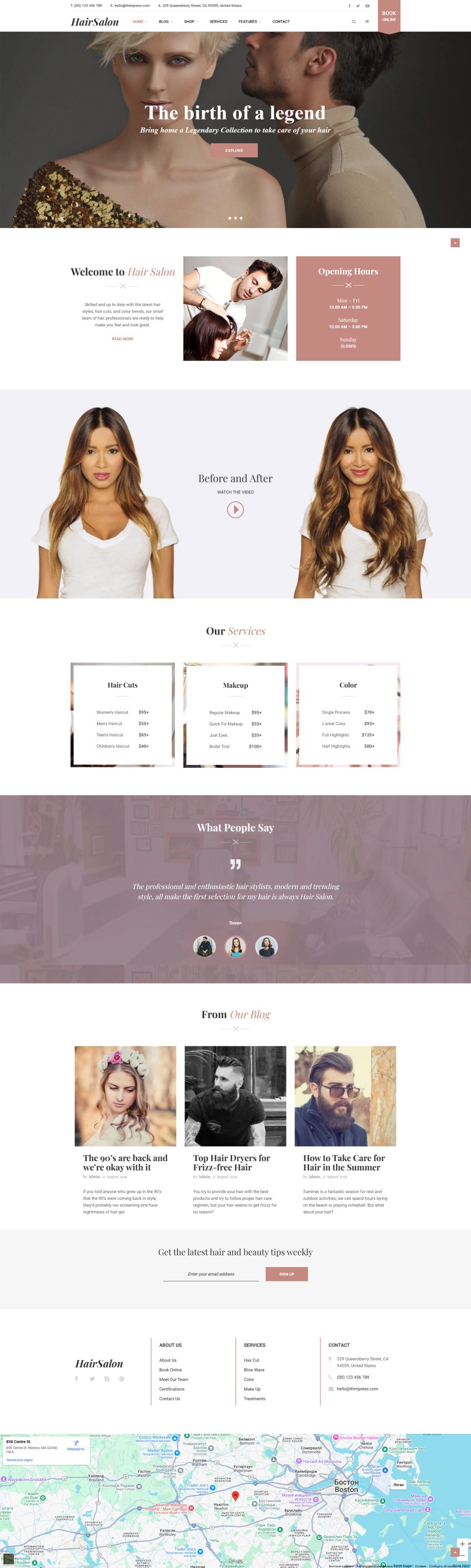 WordPress template ThemeForest Salox