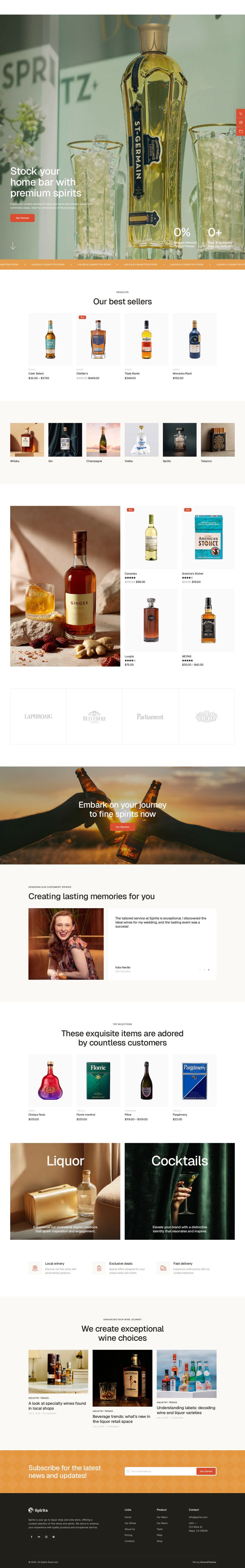 WordPress template ThemeForest Spirits
