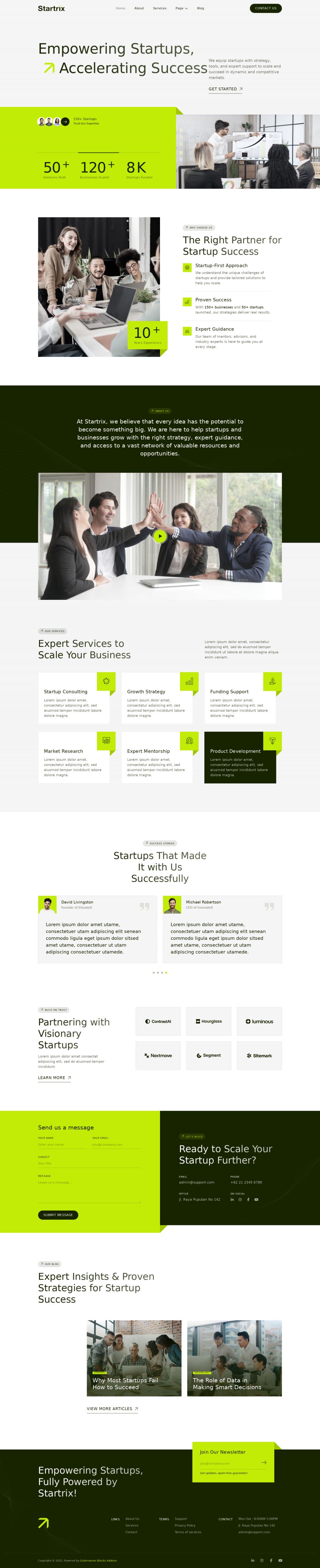 WordPress template ThemeForest Startrix