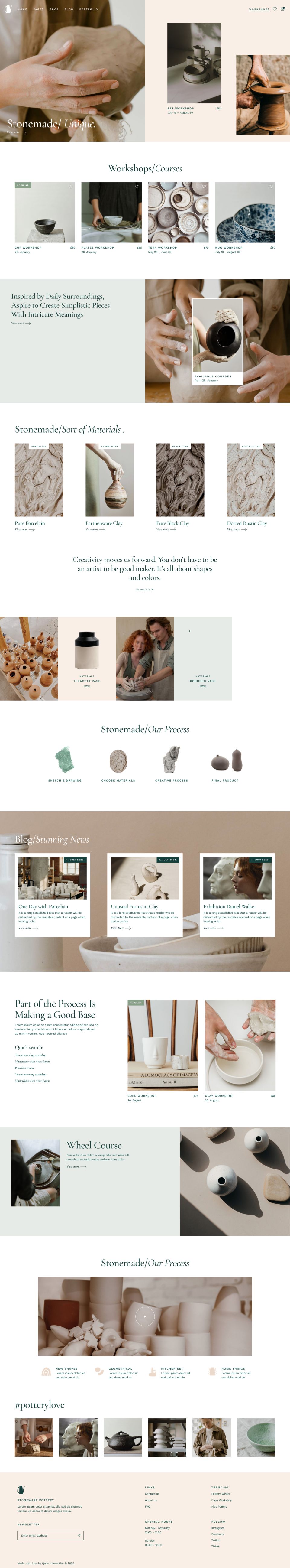 WordPress template ThemeForest Stonemade