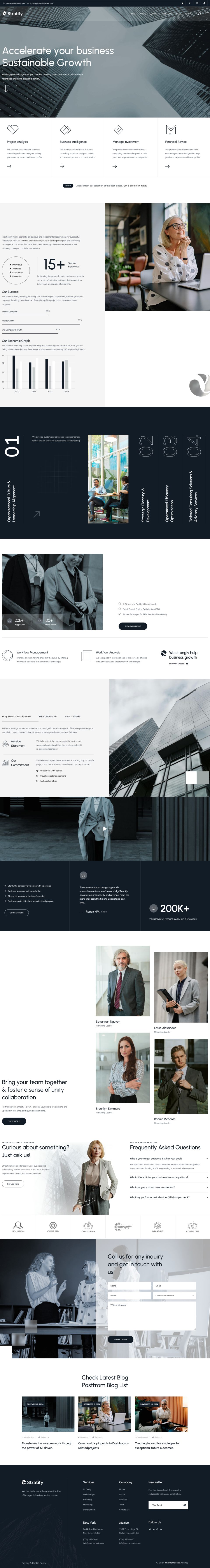 WordPress template ThemeForest Stratify