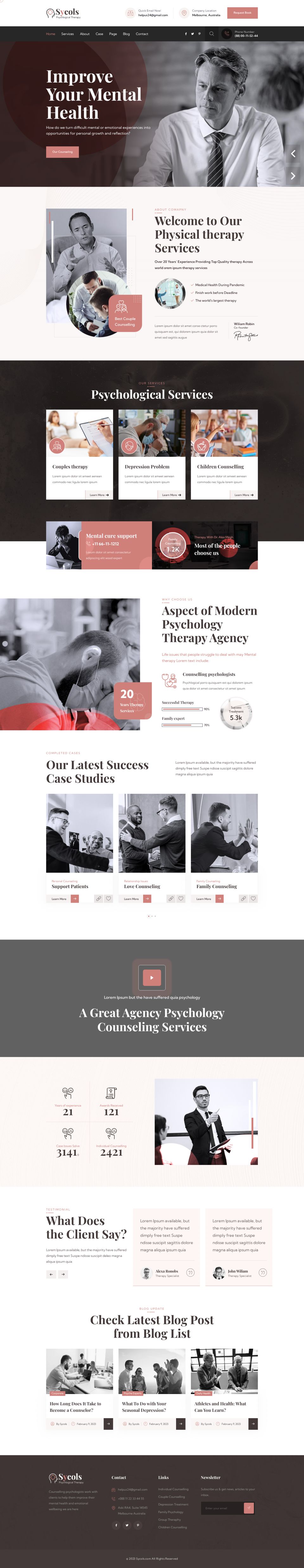 WordPress template ThemeForest Sycols