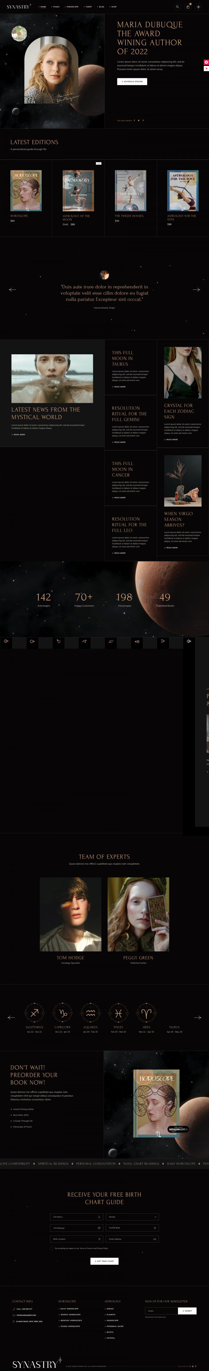 WordPress template ThemeForest Synastry