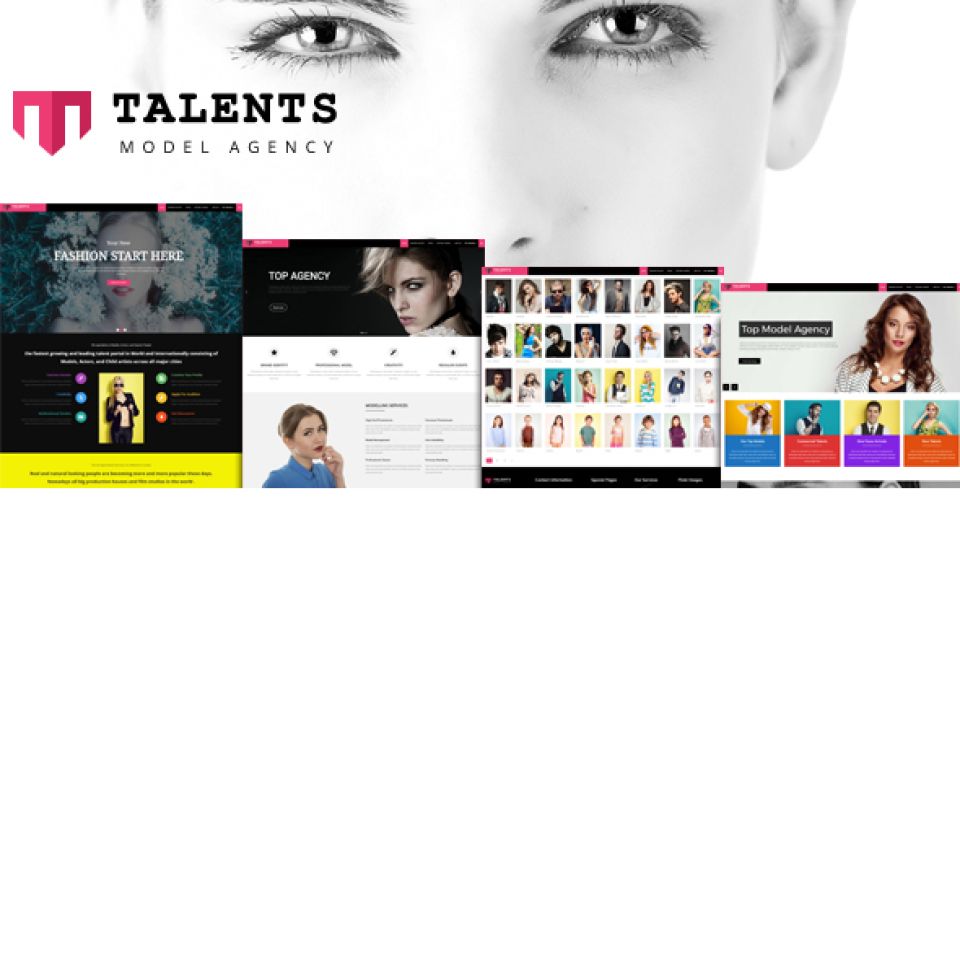 WordPress template ThemeForest Talents