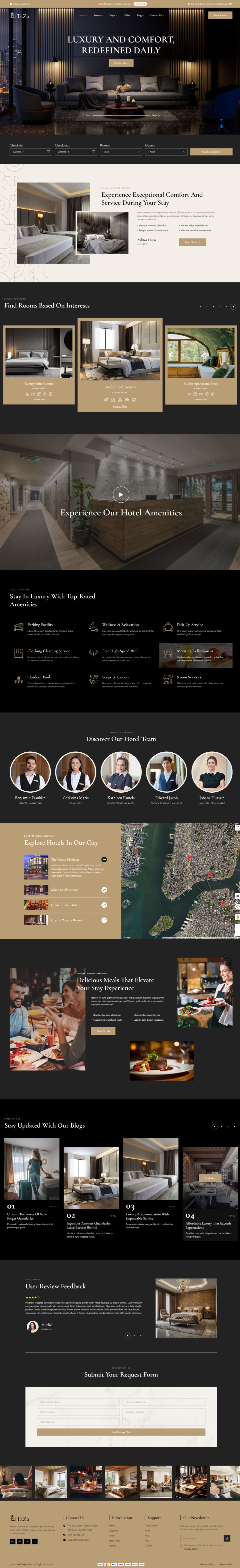 WordPress template ThemeForest Taza