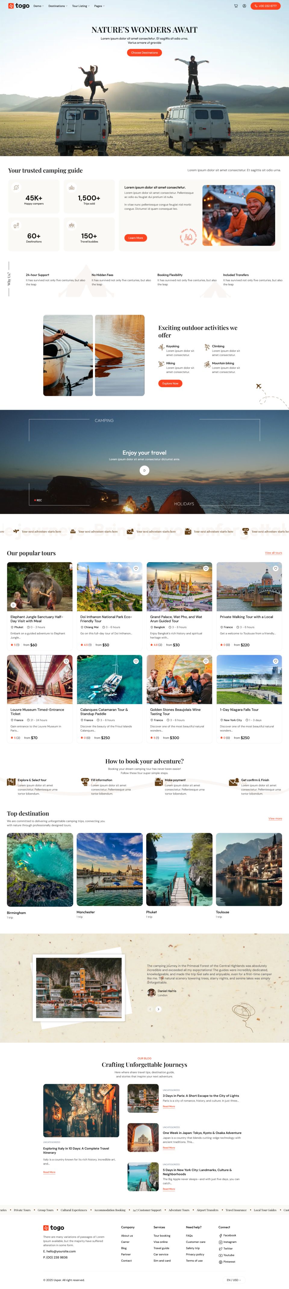 WordPress template ThemeForest Togo