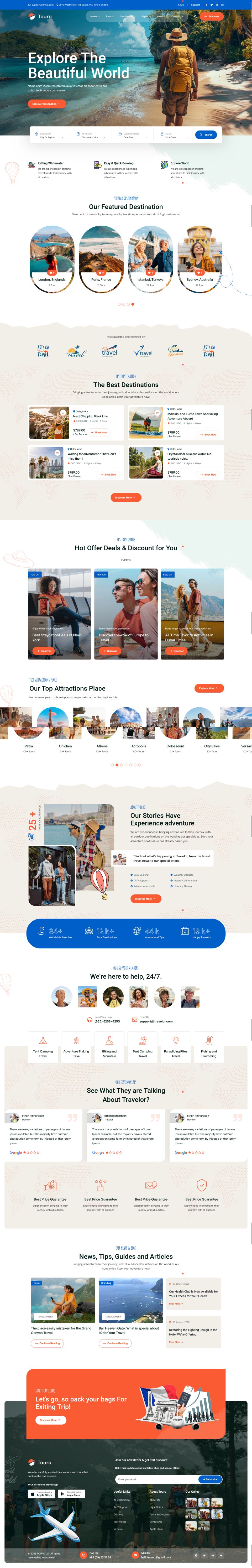WordPress template ThemeForest Touro