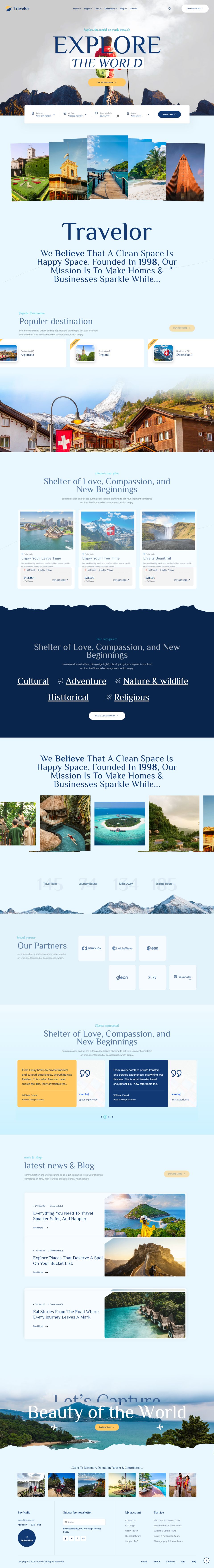 WordPress template ThemeForest Travelor