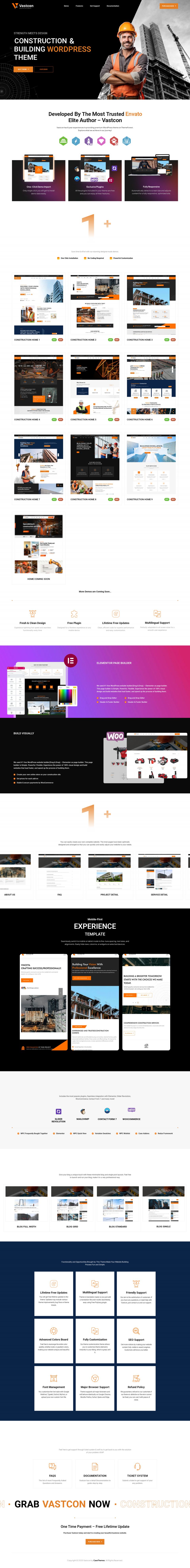 WordPress template ThemeForest Vastcon