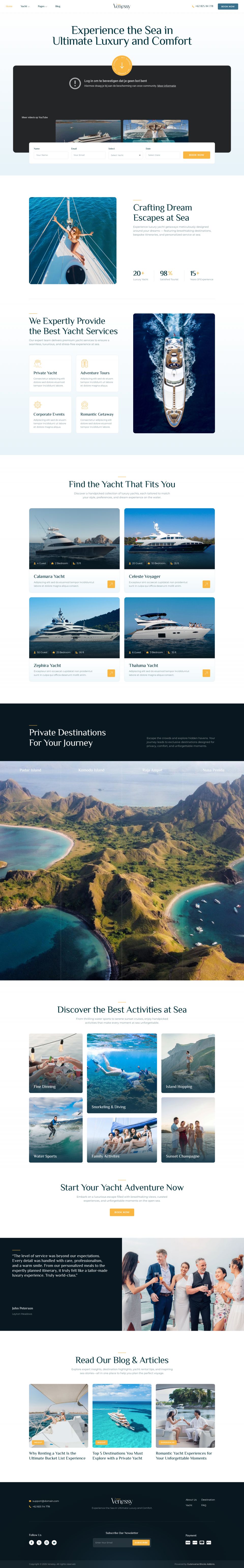 WordPress template ThemeForest Venessy