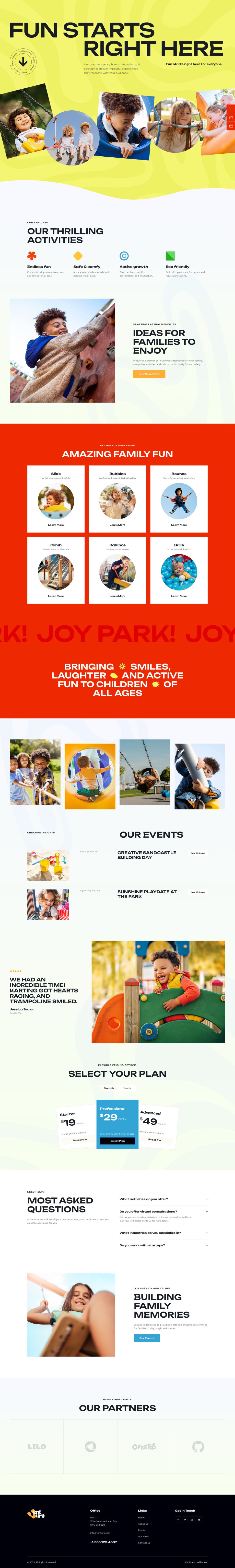WordPress template ThemeForest Venture