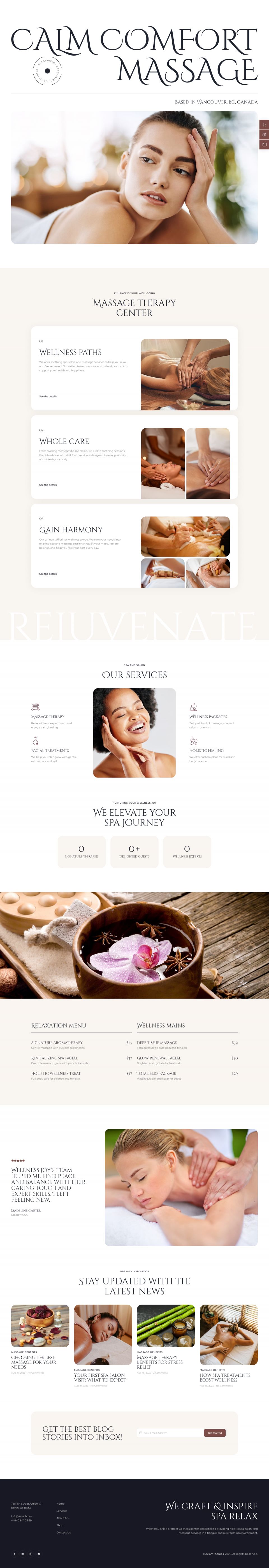 Template ThemeForest Wellness Joy WordPress template ThemeForest Wellness Joy