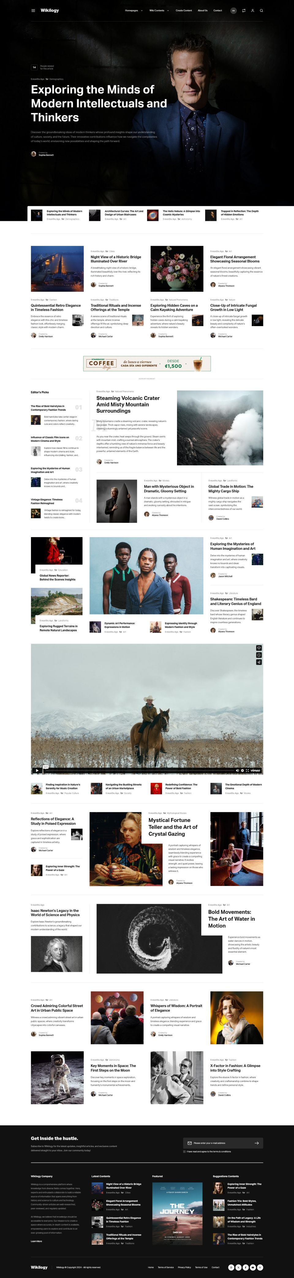 WordPress template ThemeForest Wikilogy