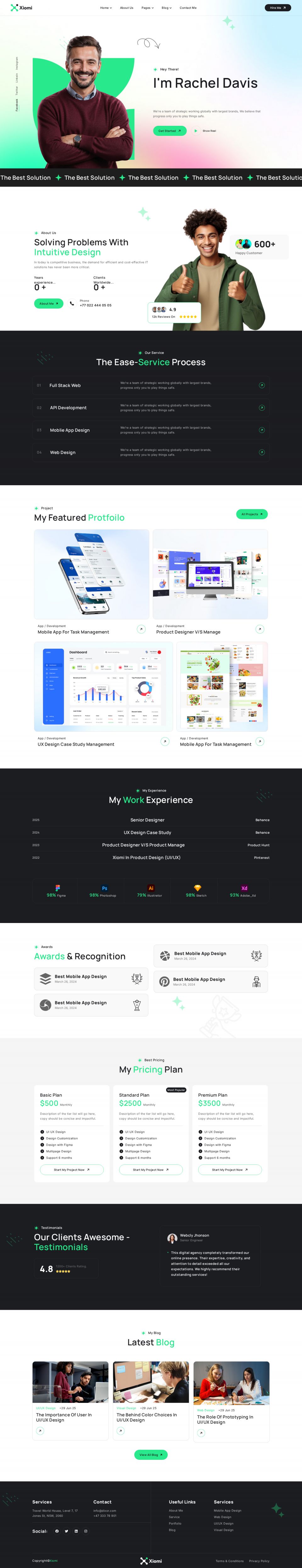 WordPress template ThemeForest Xiomi