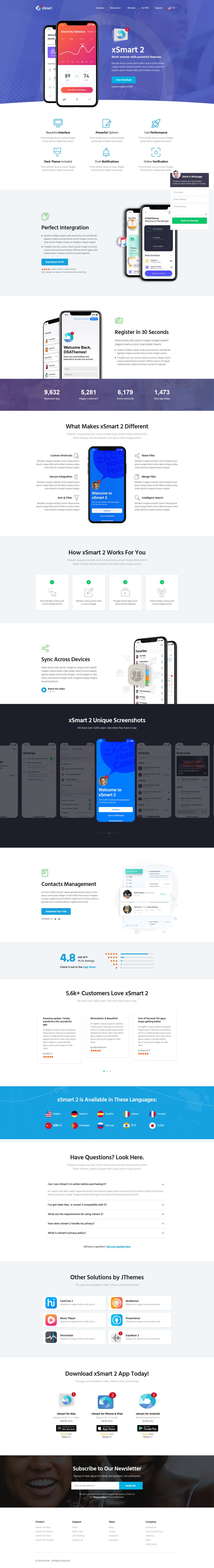 WordPress template ThemeForest xSmart