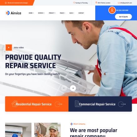 ThemeForest Airvice