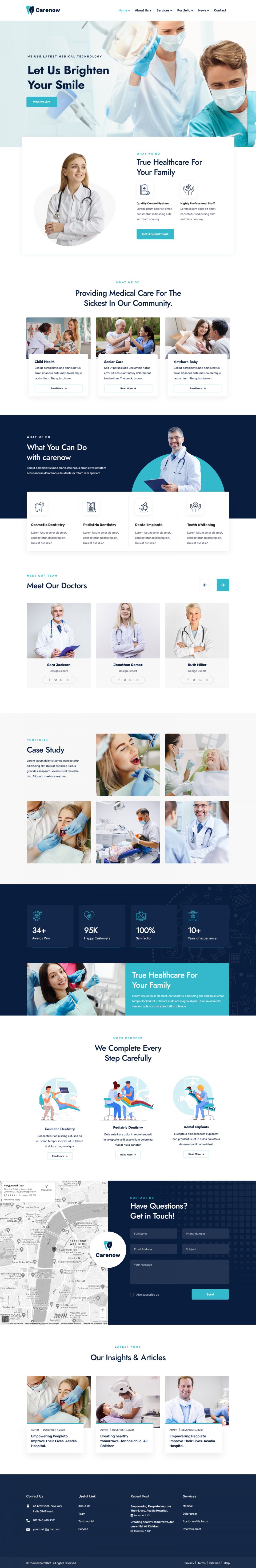 Template ThemeForest Carenow WordPress template ThemeForest Carenow