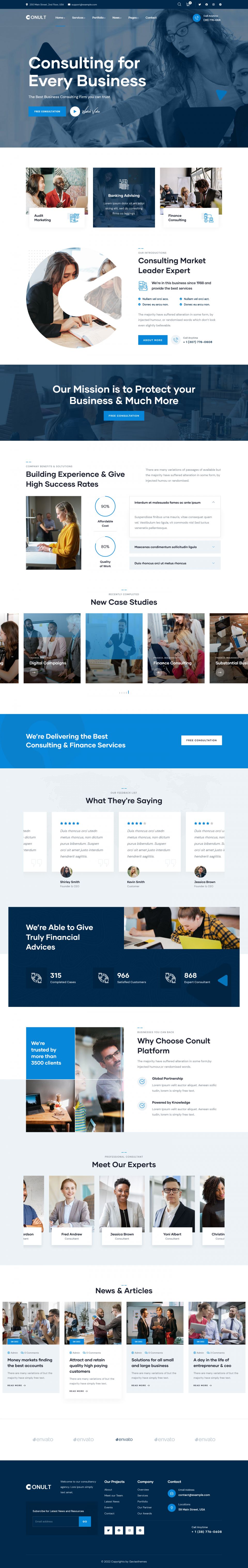 Template ThemeForest Conult WordPress template ThemeForest Conult