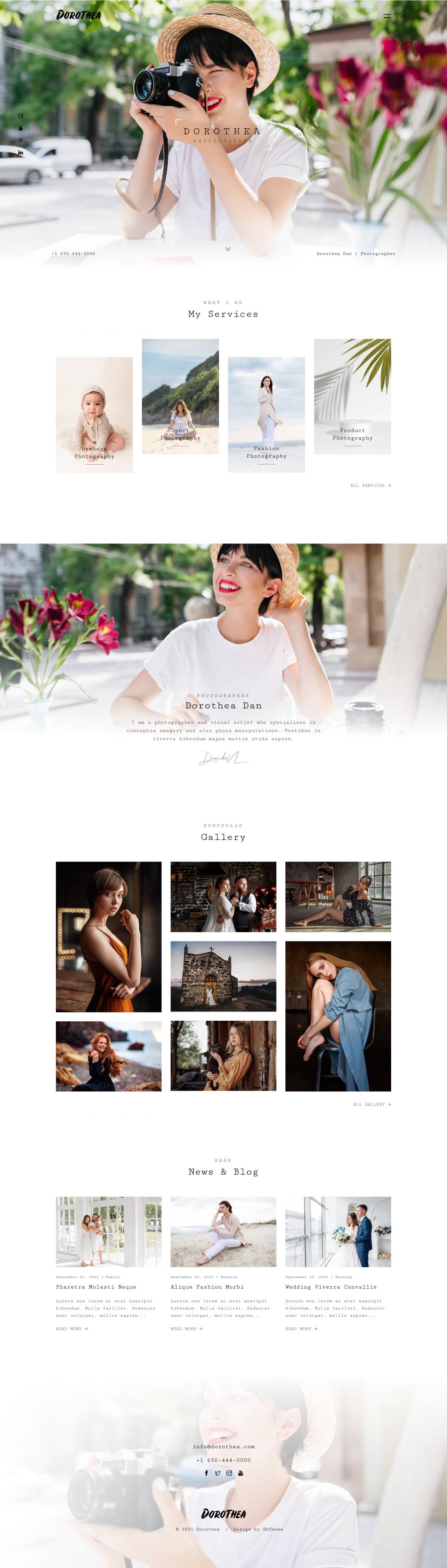 WordPress template ThemeForest Dorothea