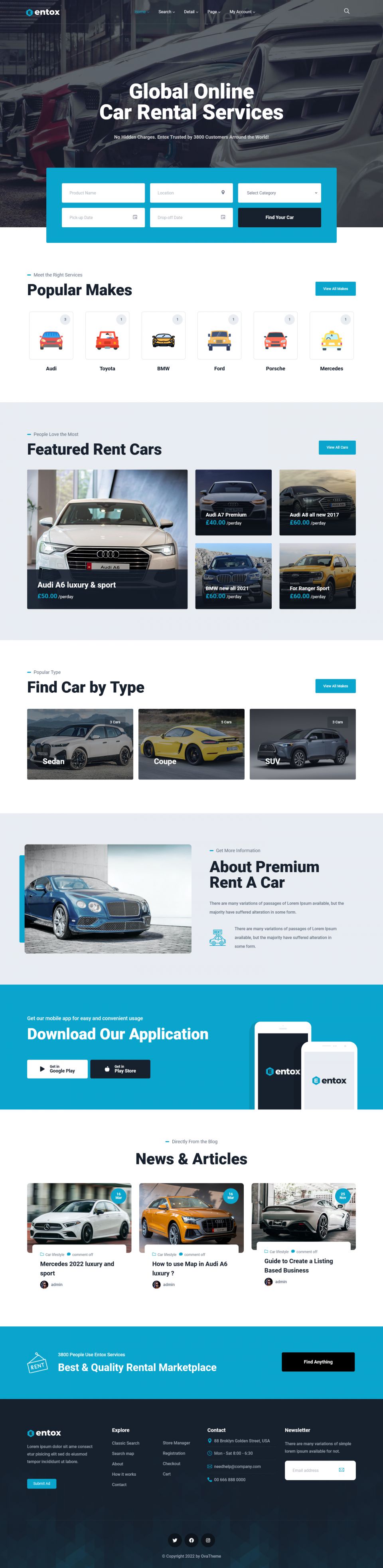 Template ThemeForest Entox WordPress template ThemeForest Entox
