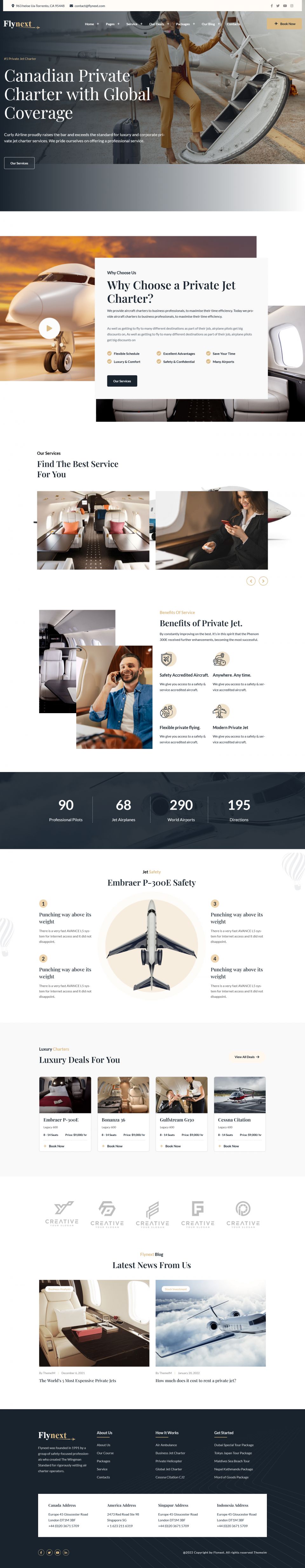 WordPress template ThemeForest Flynext