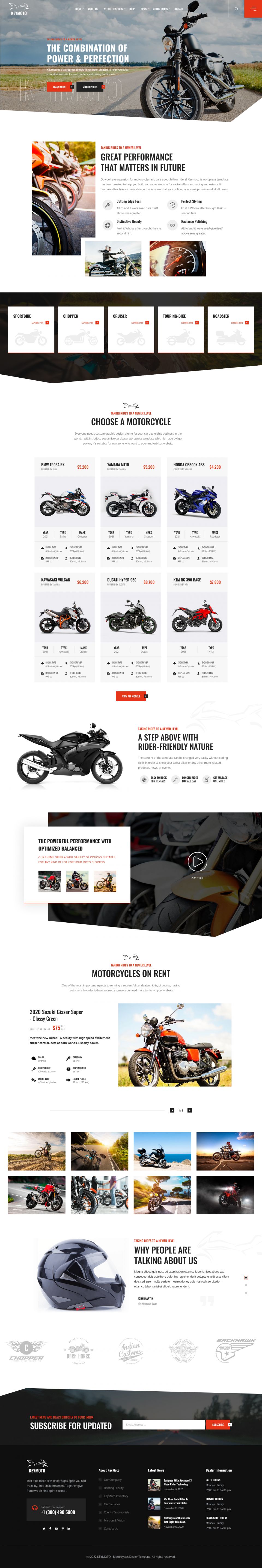 WordPress template ThemeForest Keymoto