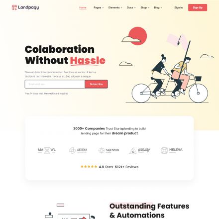 ThemeForest Landpagy