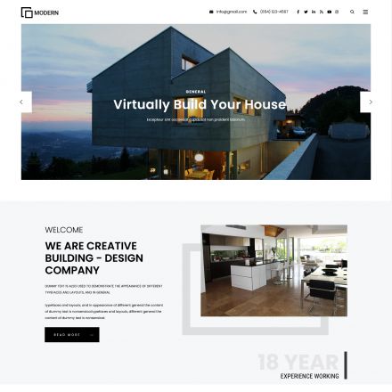 ThemeForest Modernx v1.0.0 [22571518] - interior design studio template ...