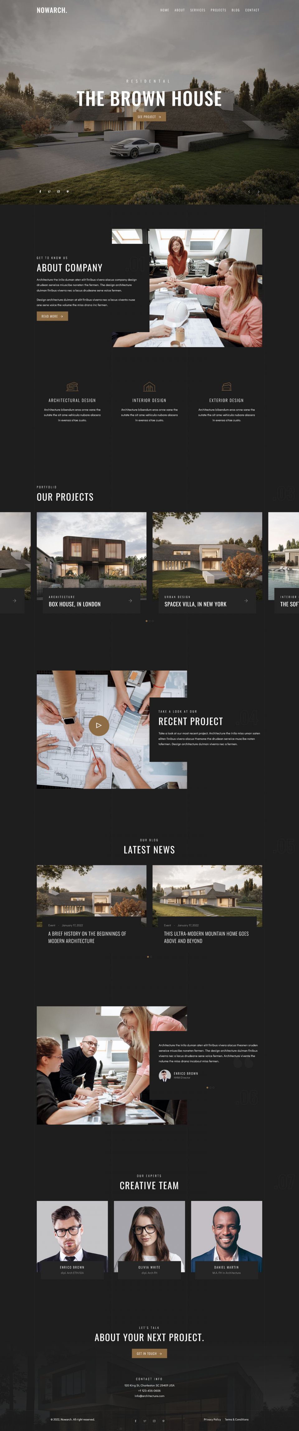WordPress template ThemeForest NOWARCH