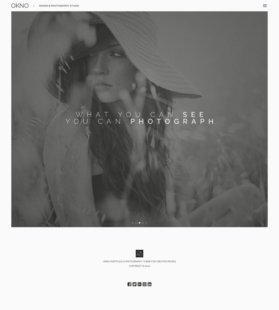 WordPress template ThemeForest Okno