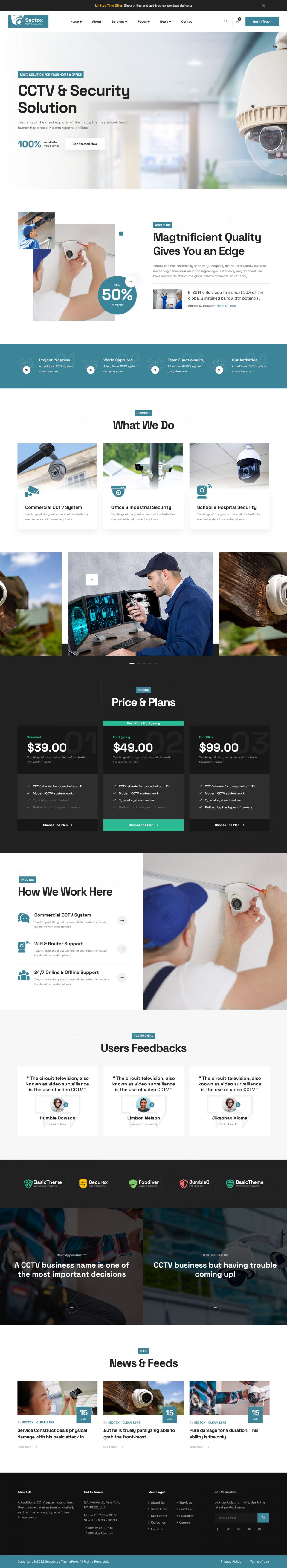 Template ThemeForest Sectox WordPress template ThemeForest Sectox