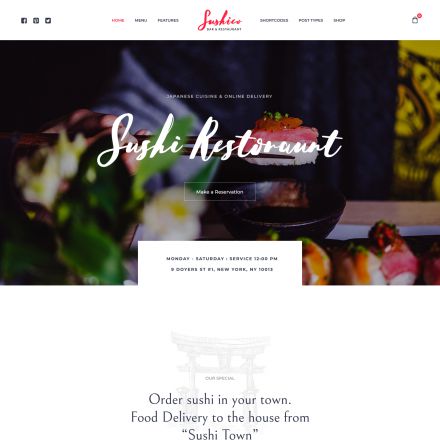 ThemeForest Sushico