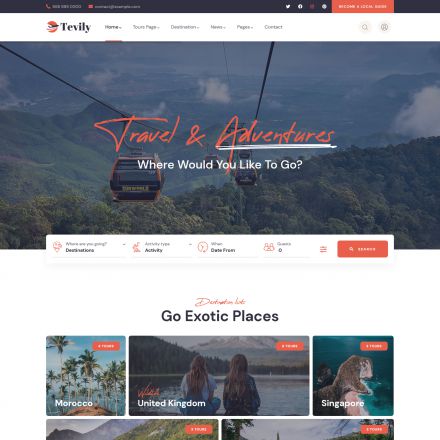 ThemeForest Tevily