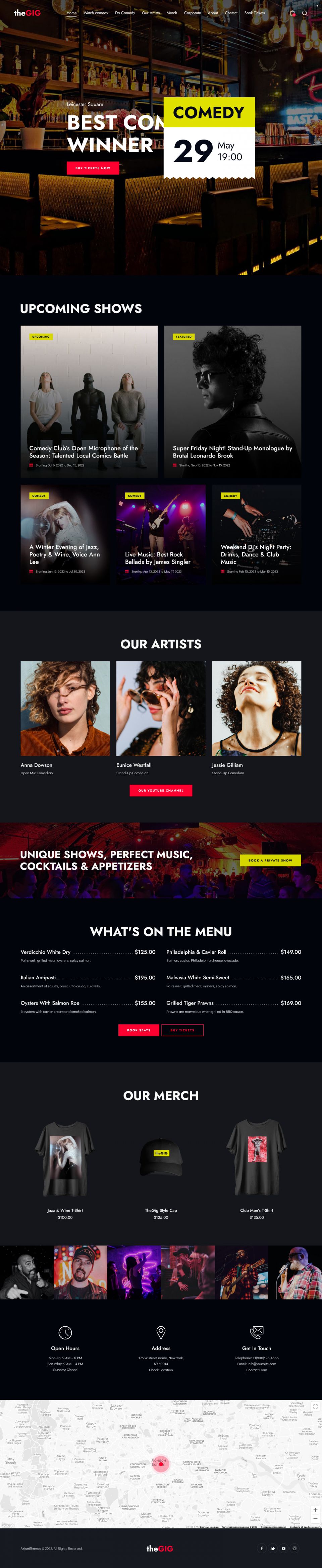 WordPress template ThemeForest The Gig