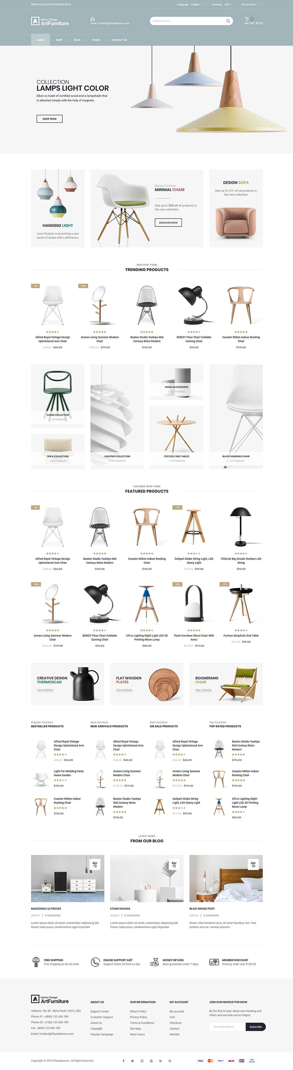 WordPress template ThemeForest Artfurniture