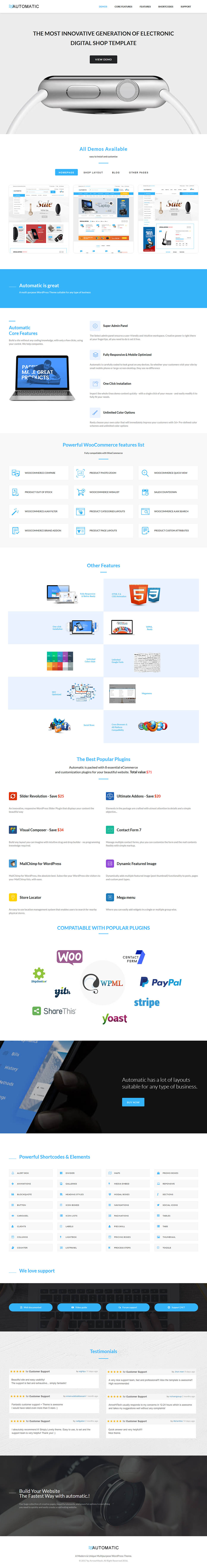 Template ThemeForest Automatic WordPress template ThemeForest Automatic