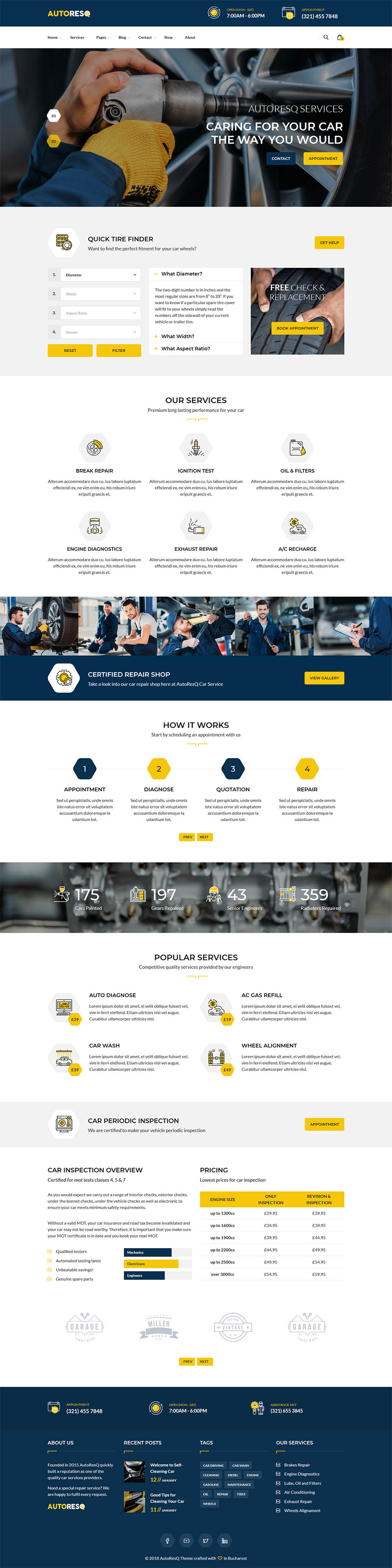 Template ThemeForest Autoresq WordPress template ThemeForest Autoresq