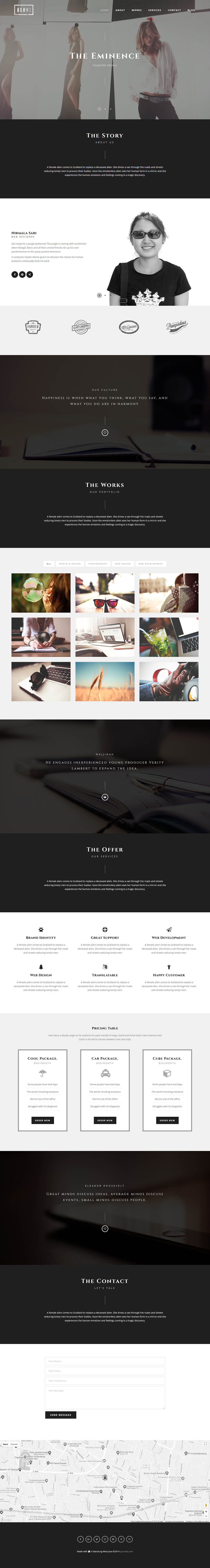 WordPress template ThemeForest Beuh