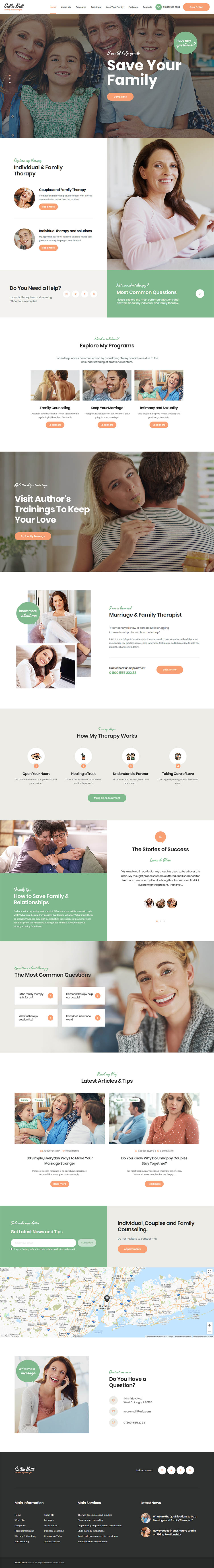 WordPress template ThemeForest Callie Britt