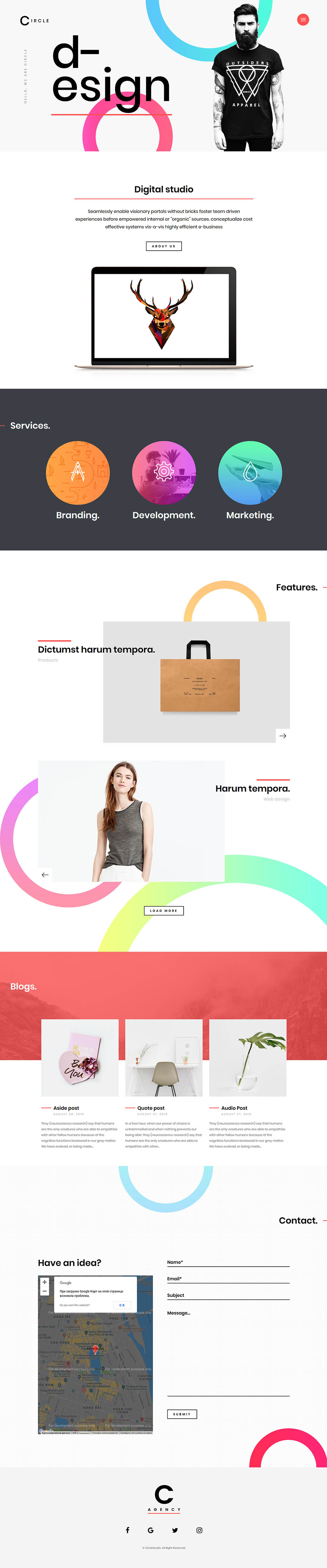 Template ThemeForest Circle WordPress template ThemeForest Circle